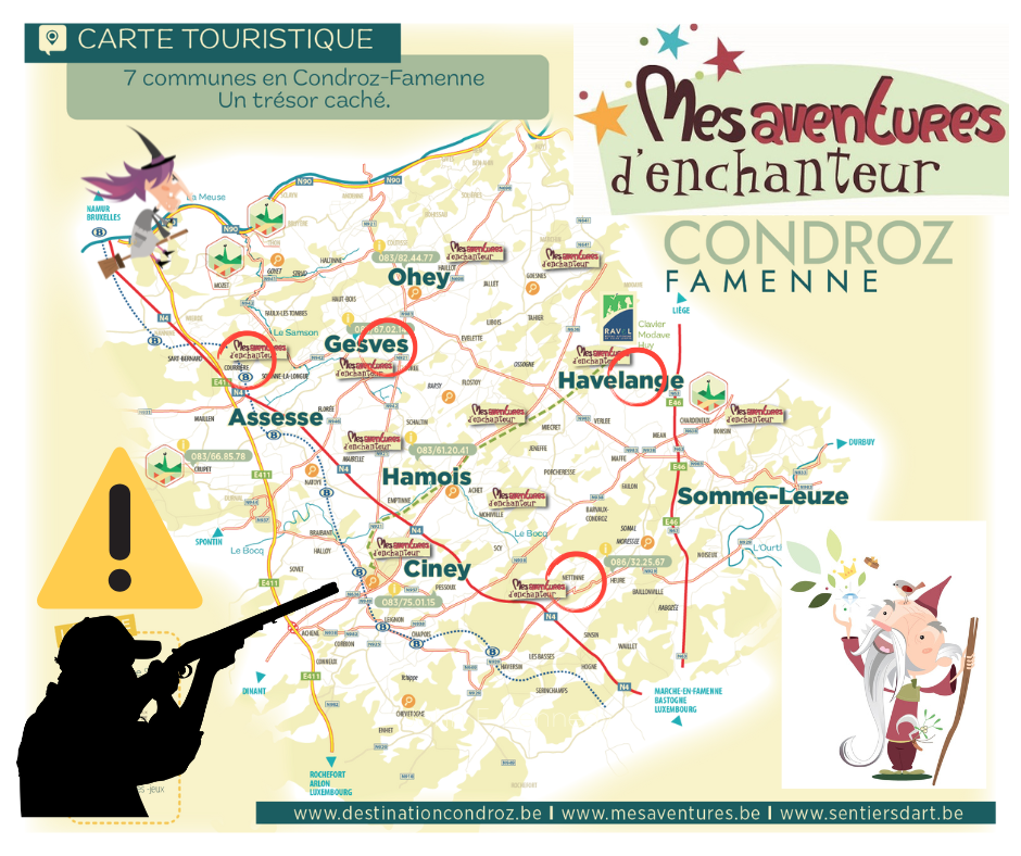carte Mes Aventures d'Enchanteur - Chasse